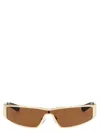 Alexander Mcqueen Eyewear Rectangular Frame Sunglasses In Multi