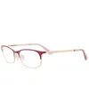 Alexander Mcqueen Mcq By  Women's Mq0296op 53mm Optical Frames In Transparent