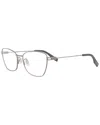 Alexander Mcqueen Mcq By  Women's Mq0370o 55mm Optical Frames In Gray