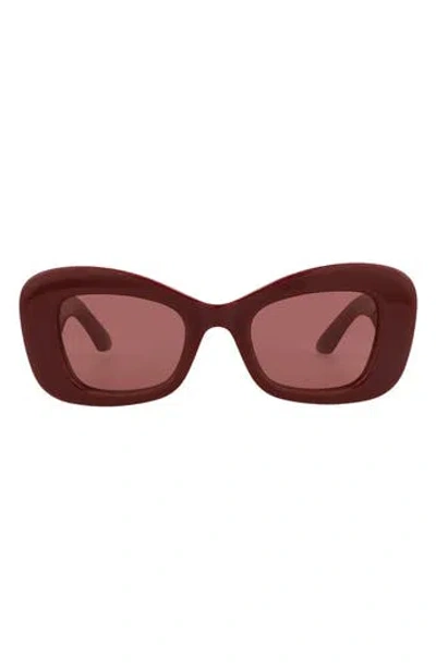 Alexander Mcqueen Mcqueen 50mm Cat Eye Sunglasses