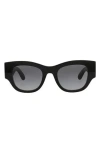 Alexander Mcqueen Alexander Mc Queen Sunglasses Am0420 S 001 In Black