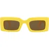 Alexander Mcqueen Square-frame Recycled Acetate Sunglasses In Yellow