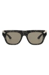 Alexander Mcqueen Mcqueen 51mm Square Sunglasses In Brown