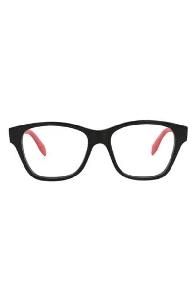 Alexander Mcqueen Mcqueen 52mm Square Optical Glasses In Multi