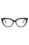 Alexander Mcqueen Mcqueen 53mm Cat Eye Optical Glasses In Multi