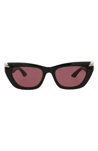 Alexander Mcqueen Mcqueen 53mm Cat Eye Sunglasses