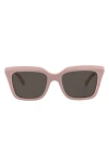Alexander Mcqueen Mcqueen 53mm Square Sunglasses In Pink