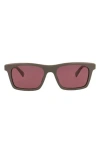 Alexander Mcqueen Mcqueen 53mm Square Sunglasses