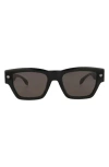 Alexander Mcqueen Mcqueen 53mm Square Sunglasses In Black
