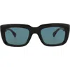 Alexander Mcqueen Mcqueen 54mm Rectangular Sunglasses In Multi