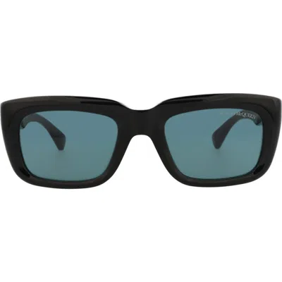 Alexander Mcqueen Mcqueen 54mm Rectangular Sunglasses In Multi