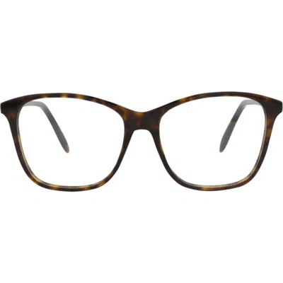 Alexander Mcqueen Mcqueen 54mm Square Optical Glasses In Orange