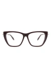 Alexander Mcqueen Mcqueen 55mm Cat Eye Optical Glasses