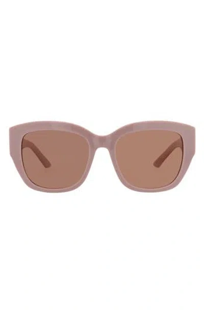 ALEXANDER MCQUEEN MCQUEEN 55MM SQUARE SUNGLASSES