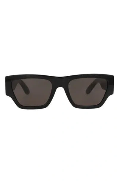 ALEXANDER MCQUEEN MCQUEEN 55MM SQUARE SUNGLASSES