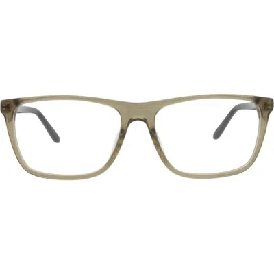 Alexander Mcqueen Mcqueen 56mm Rectangular Optical Glasses In Green