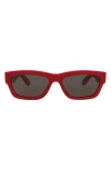 Alexander Mcqueen Mcqueen 56mm Square Sunglasses In Multi