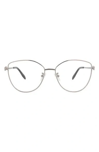 Alexander Mcqueen Mcqueen 57mm Cat Eye Reading Glasses In Pink