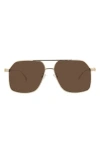 Alexander Mcqueen Mcqueen 59mm Aviator Sunglasses In Multi