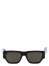 Alexander Mcqueen Mcqueen Angled Sunglasses In Black