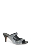 Alexander Mcqueen Mcqueen Arc Crystal Slide Sandal In Multi