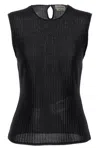 Alexander Mcqueen Mcqueen Women Armor Top In Black
