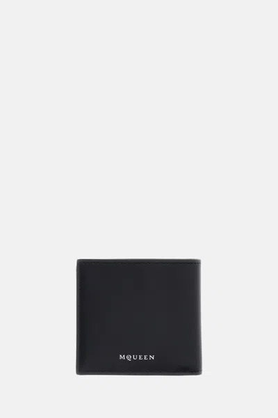Alexander Mcqueen Mcqueen Bi-fold Cc Wallet In Black