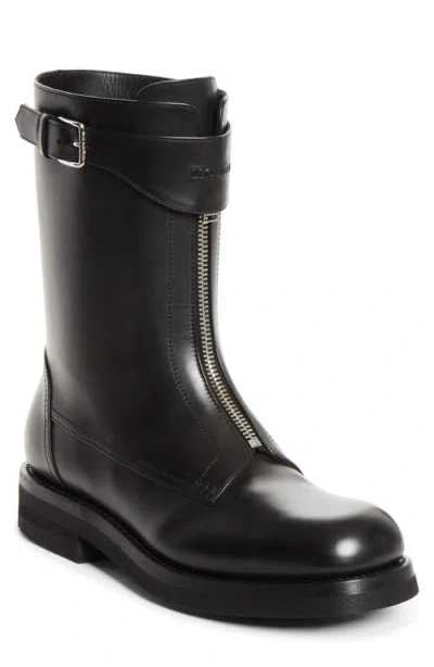 Alexander Mcqueen Mcqueen Biker Boot In Black