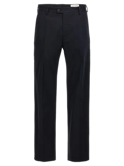 Alexander Mcqueen Camera Strap Chino Pants For Men In Blue