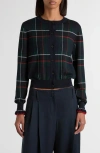 Alexander Mcqueen Mcqueen Check Wool Cardigan In Multi