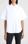 Alexander Mcqueen Mcqueen Cotton Poplin Button-up Shirt In White