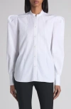 Alexander Mcqueen Mcqueen Cotton Poplin Button-up Shirt In White