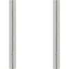 Alexander Mcqueen Mcqueen Crossbar Linear Drop Earrings In Silver
