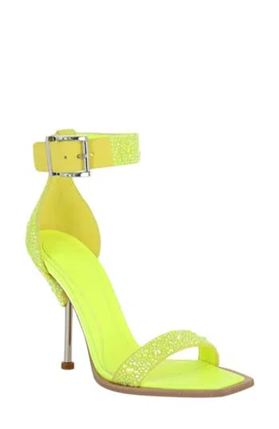 Alexander Mcqueen Mcqueen Crystal Embellished Sandal In Brown