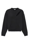 Alexander Mcqueen Woman Black Sweatshirts