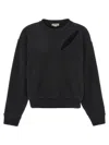 Alexander Mcqueen Cotton Crew-neck Sweatshirt In Black