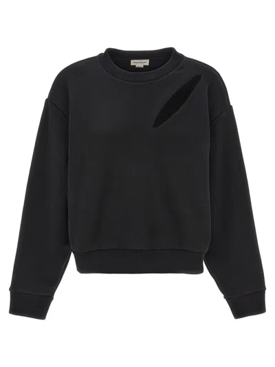 ALEXANDER MCQUEEN MCQUEEN 'CUT AND SEW' SWEATSHIRT