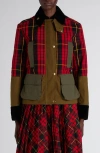 Alexander Mcqueen Mcqueen Deconstructed Tartan Ripstop Jacket In Multi
