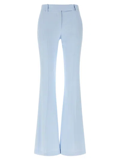 Alexander Mcqueen Mcqueen Flared Leg Pants In Blue