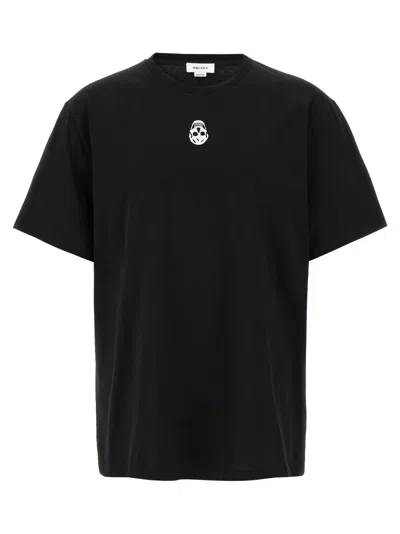 ALEXANDER MCQUEEN MCQUEEN FLOCKED 'SKULL' T-SHIRT