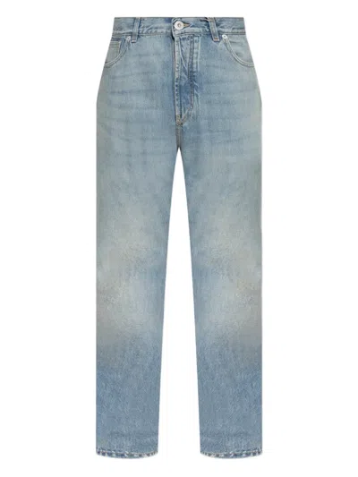 Alexander Mcqueen Mcqueen Francis Straight Jean In Blue