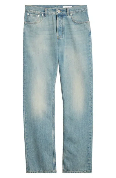Alexander Mcqueen Mcqueen Francis Straight Leg Jeans In Blue