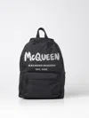 Alexander Mcqueen Alexander Mc Queen Graffiti Metropolitan Backpack In Black