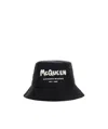 Alexander Mcqueen Men's Bucket Hat In Black