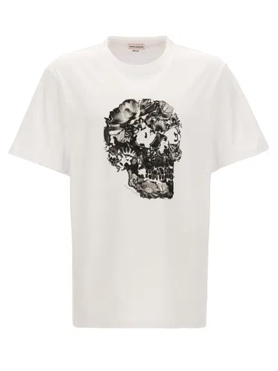 ALEXANDER MCQUEEN MCQUEEN GRAPHIC SKULL PRINT COTTON T-SHIRT