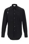 Alexander Mcqueen Alexander Mc Queen Harness Shirt With T Buckle In Black