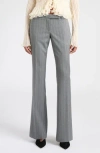 Alexander Mcqueen Mcqueen Herringbone Wool Pants In Gray