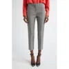 Alexander Mcqueen Wool Cropped Trousers In Gray
