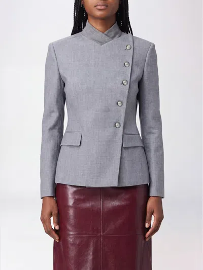 Alexander Mcqueen Mcqueen Jacket Woman Color Grey