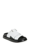 Alexander Mcqueen Leather Sandals With Leather Fringe